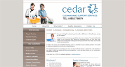 Desktop Screenshot of cedar4cleaning.co.uk